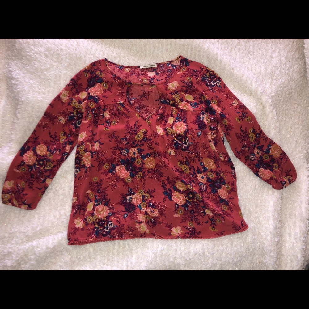 flower print top!!